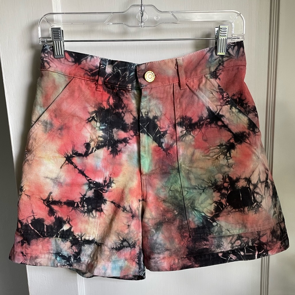 Big Bud Press Tie-Dye Work Pants Women's Shorts Size Small